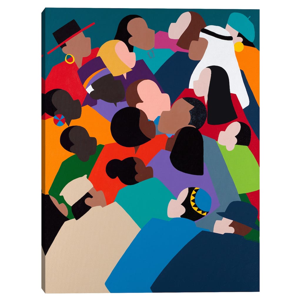 First Family The Obamas by Synthia SAINT JAMES Canvas Art Print