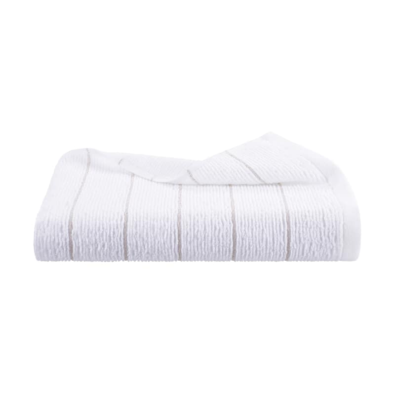 Martex Slub Stripe Blue Bath Towel