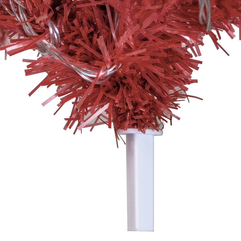 6FT Artificial Christmas Tree with Bendable Santa Hat Top, 1250 PVC Branch Tips
