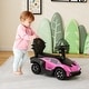 preview thumbnail 21 of 25, 3-in-1 Licensed Lamborghini Ride on Push Car with Handle Guardrail - 34" x 15.5" x 16.5"(L x W x L)