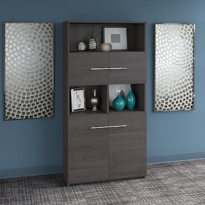 Office 500 5-shelf 4-door Bookcase by Bush Business Furniture
