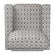 preview thumbnail 62 of 60, Roros Fabric Upholstered Square Arm Chair by iNSPIRE Q Classic