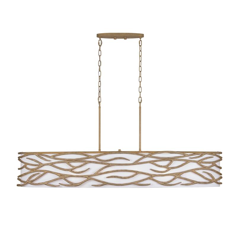 Minka Lavery 3717 Branch Reality 10 Light 60" Wide Linear Chandelier