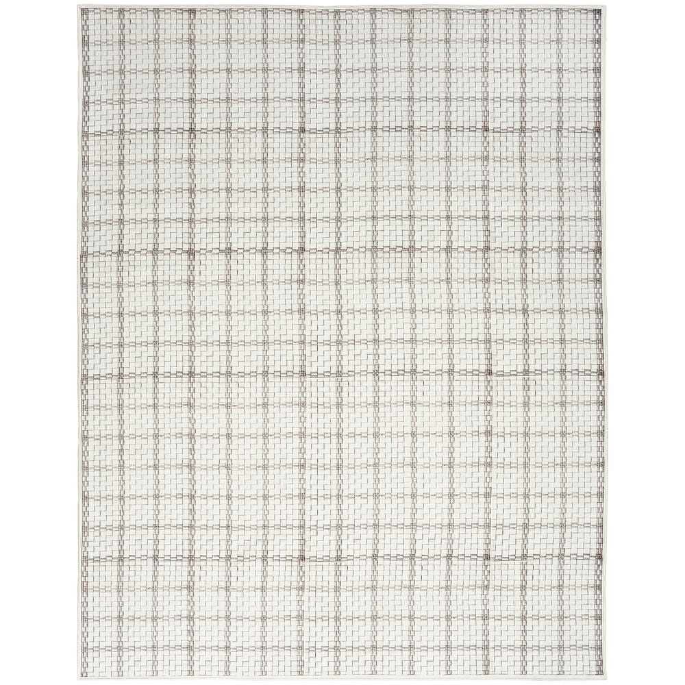 Nourison Washables Indoor Geometric Area Rug