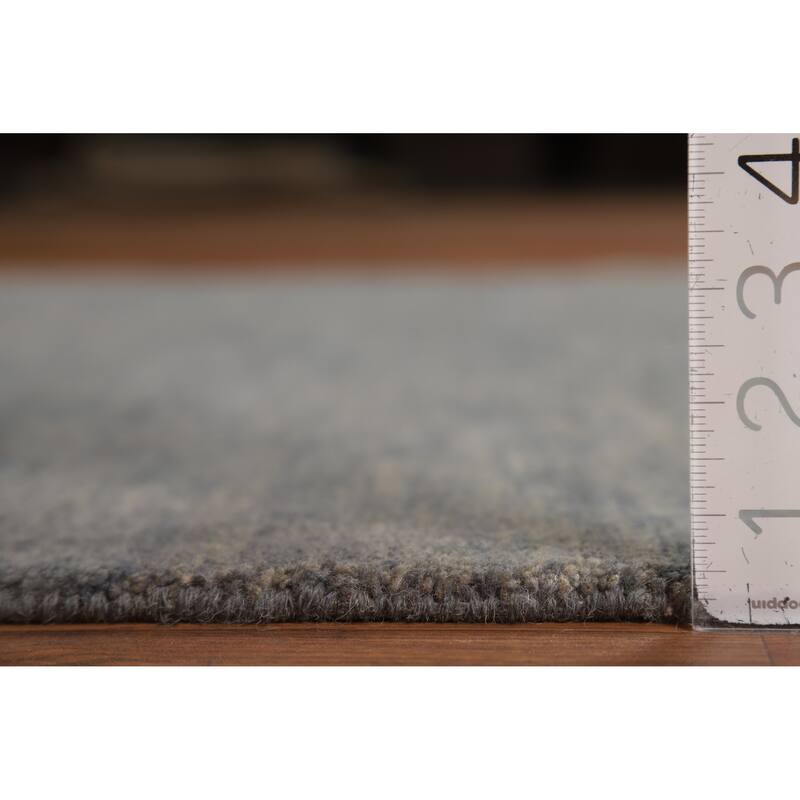 Gray Gabbeh Modern Rug Handmade Oriental Wool Carpet - 3'10"x 5'11"