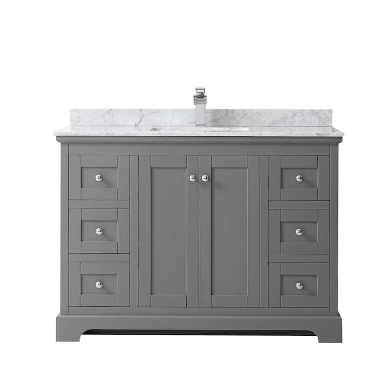 Wyndham Collection Avery 48" Free Standing Single Basin Vanity Set