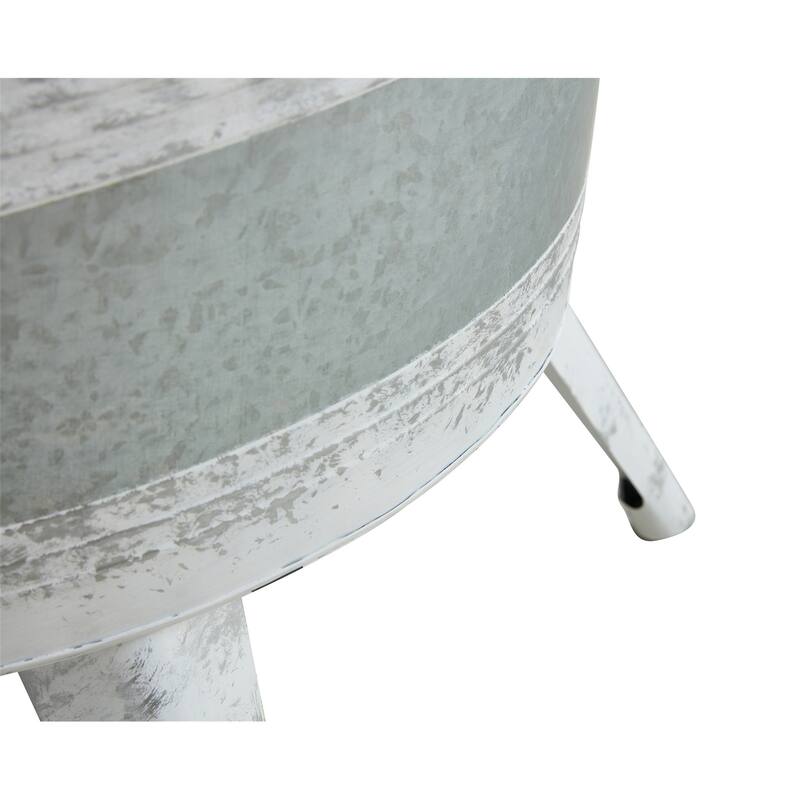 Metal Cocktail Table with Storage Space