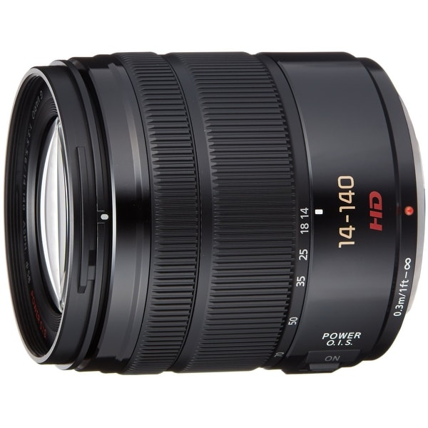 Panasonic Lumix G Vario 14-140mm f/3.5-5.6 ASPH. Power O.I.S. Lens. Opens flyout.