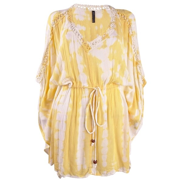 yellow swimsuit cover up