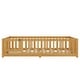 preview thumbnail 125 of 159, Wood Floor Bed with Safety Guardrails and Door