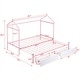 preview thumbnail 4 of 24, Convertible Twin XL to King Metal Twin Size House Platform Bed