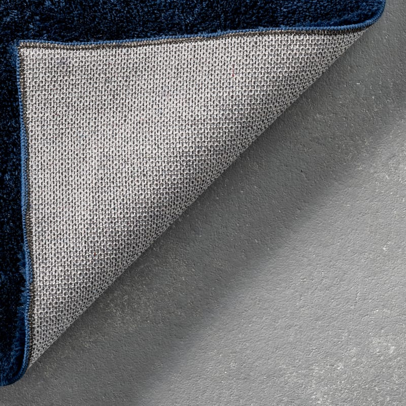 Nuloom Loni SuperiorWash Solid Machine Washable Shag Area Rug