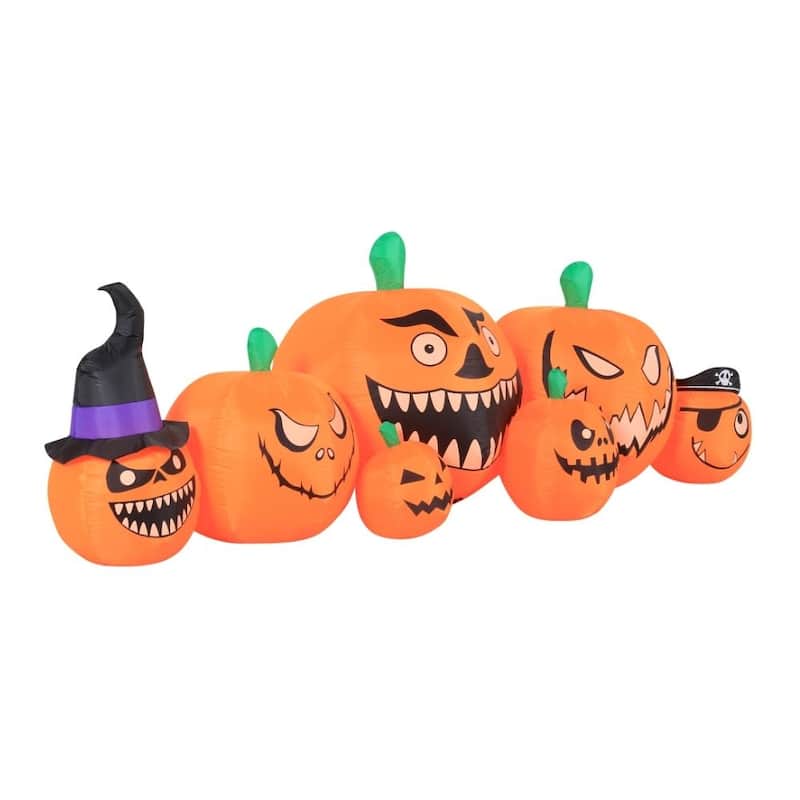 Novelty Lights Pumpkin Patch Halloween Inflatables, Pumpkin Yard Decor, 8.5 Feet