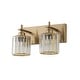 preview thumbnail 85 of 115, Mid-Century Modern Dimmable Bathroom Vanity Light Crystal Glass Wall Sconce