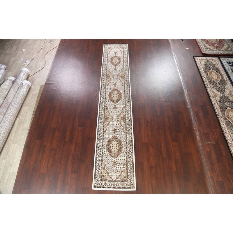 Geometric Tabriz Mahi Turkish Traditional Area Rug Oriental Carpet