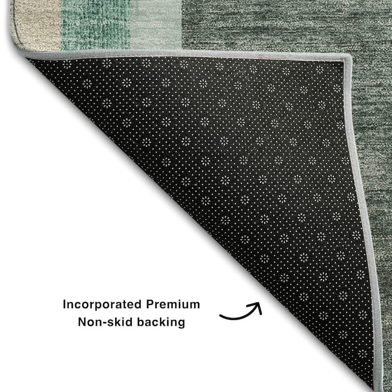Premium Washable Super Soft Contemporary Deco Mayfield Rug
