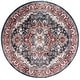 preview thumbnail 19 of 20, SAFAVIEH Rosewood Bahtije Traditional Oriental Rug 6'7" Round - Ivory/Red - Round