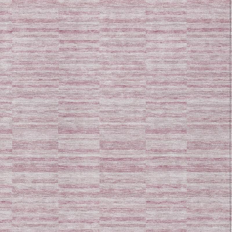 HomeRoots Striped Transitional Rectangle Outdoor Rug