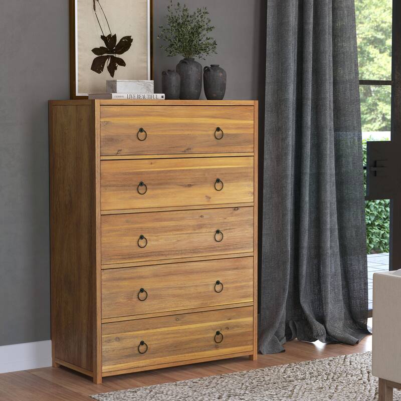 Lark 5-Drawer Dresser - Natural