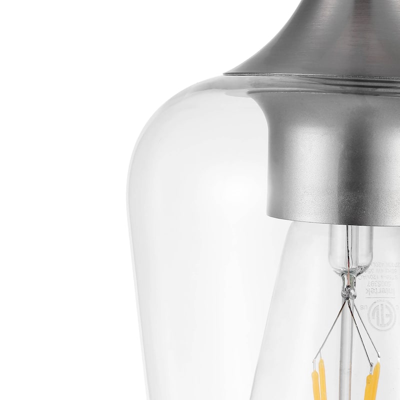 Kitchen Pendant Light Island Clear Glass
