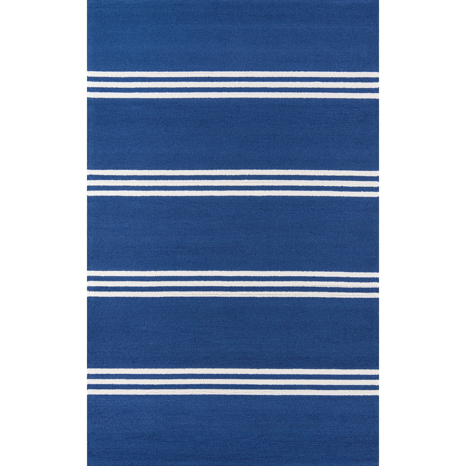 Shop Momeni Veranda Maritime Blue Stripes Indoor Outdoor Rug 8 X 10 8 X 10 Overstock 6584530