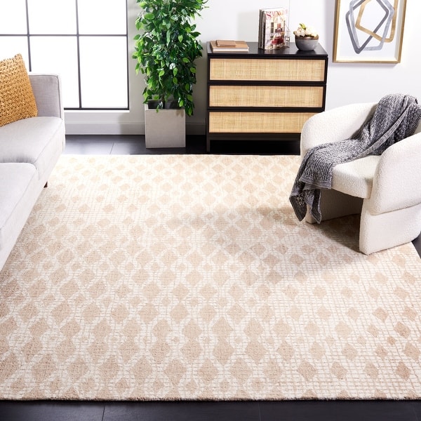 slide 2 of 34, SAFAVIEH Handmade Abstract Kate Modern Wool Rug
