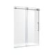 preview thumbnail 15 of 36, ANZZI Leon Brushed Nickel 48" x 76" Frameless Sliding Shower Door