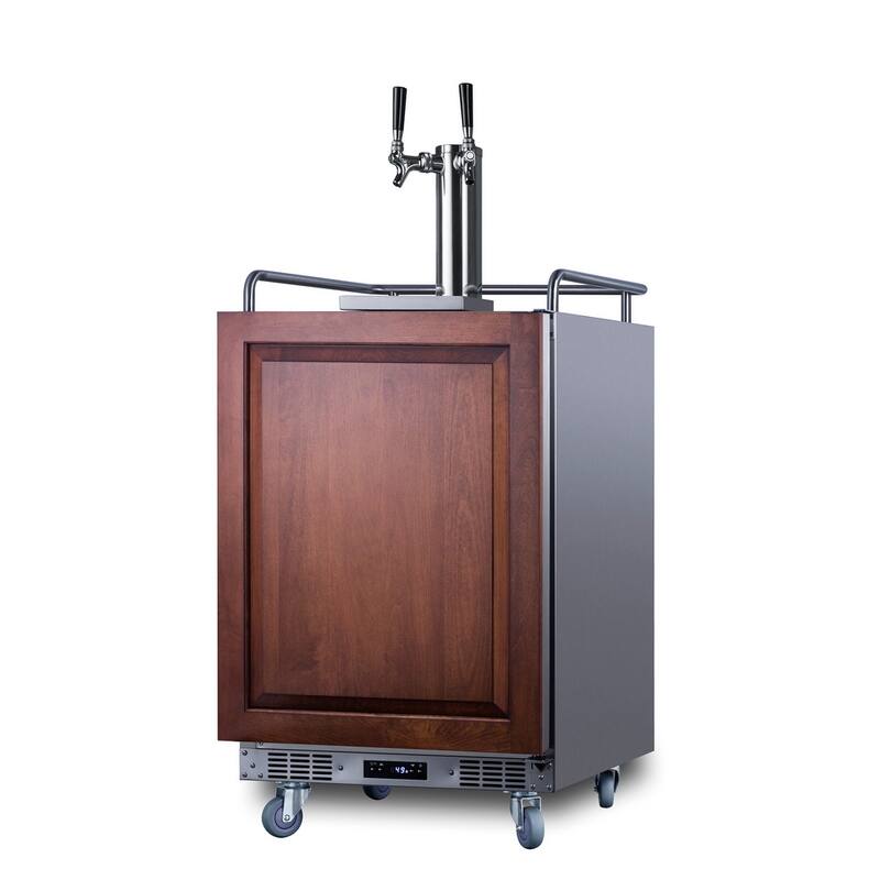 Summit SBC682TWIN 24" Wide 5.6 Cu. Ft. Built-In / Free Standing Double