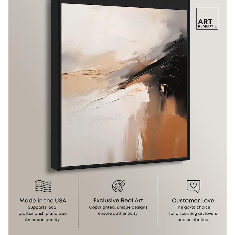 Baked Clay II Canvas by Art Remedy