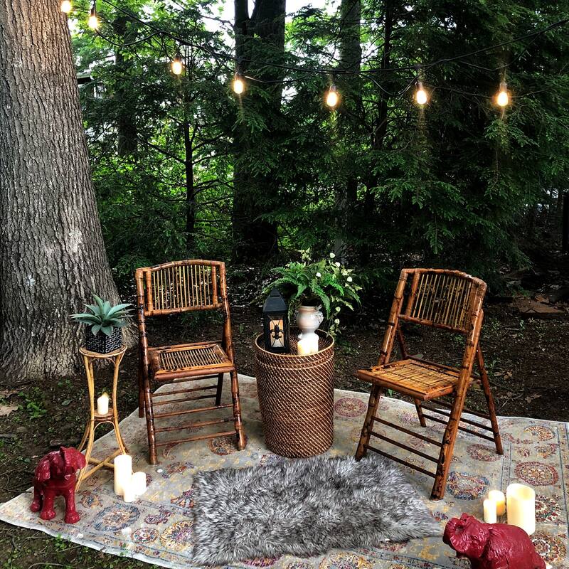 Brightech Ambience Pro 15 Light 48 Ft. Outdoor Plug-in LED S14 Edison Bulb String-Light 2700k Soft White