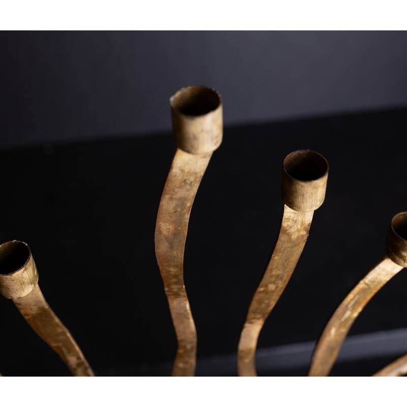 Candle Holder Med Old Brass - OLD BRASS - OLD BRASS