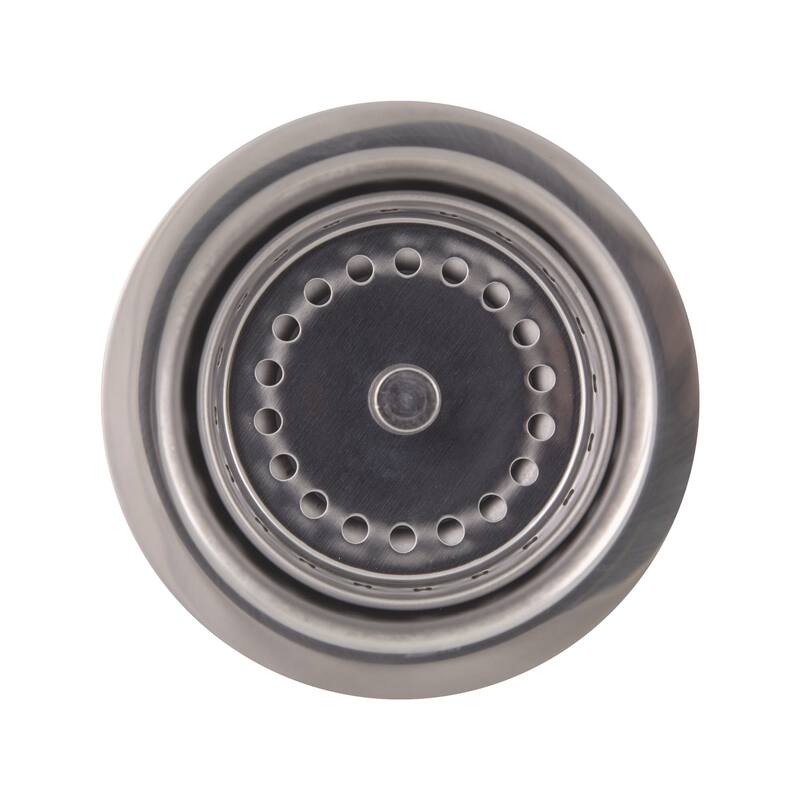 Design House 3-1/2" Basket Strainer with Food Waste Catching Basket - Satin Stainless Steel