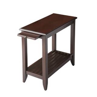 Handmade Butler Irvine Merlot Chair End Table