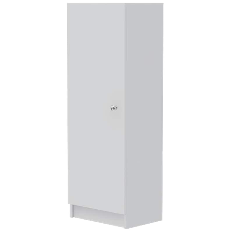 Pantry Miami, Single Door Cabinet, White Finish,High quality and durable