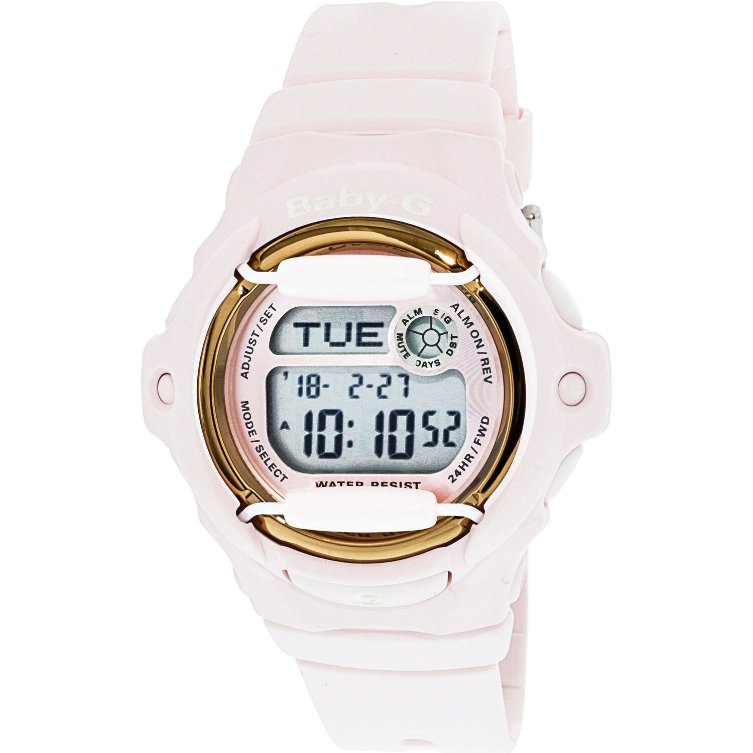Shop Casio Women S Baby G Pink Polyurethane Quartz Sport Watch