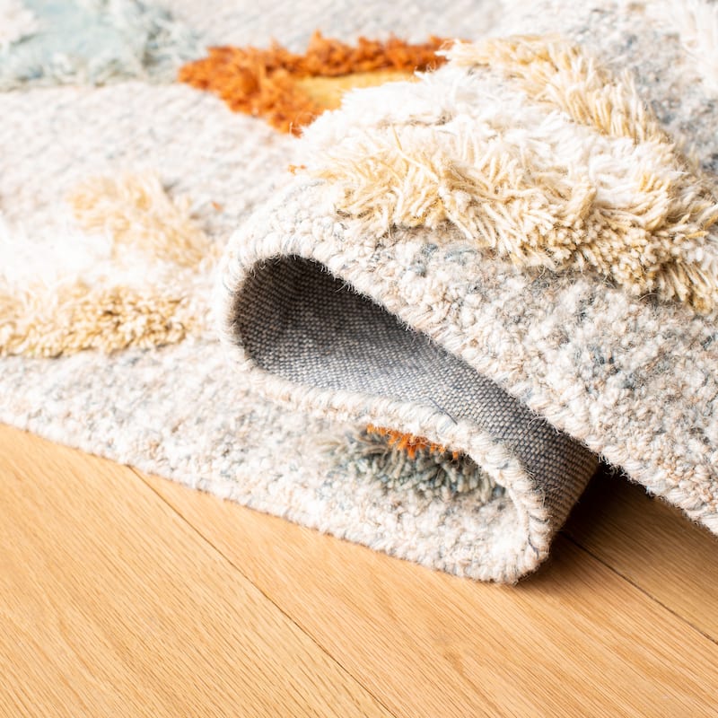 SAFAVIEH Handmade Kenya Dorkas Modern Wool Rug