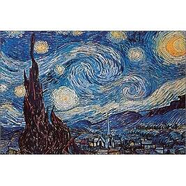Shop Starry Night By Vincent Van Gogh Museum Art Print 24 X