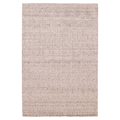 ECARPETGALLERY Hand Loomed Kashkuli Gabbeh Ivory Wool Rug - 5'3 x 7'9