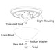 preview thumbnail 5 of 28, 13" Prominence Home Designer Series Flush Mount Bowl Light Bronze Clear