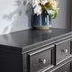 preview thumbnail 3 of 6, GDFStudio - Farmhouse Modern 6-Drawer Dresser Cabinet with Metal Slides and Vintage Handles