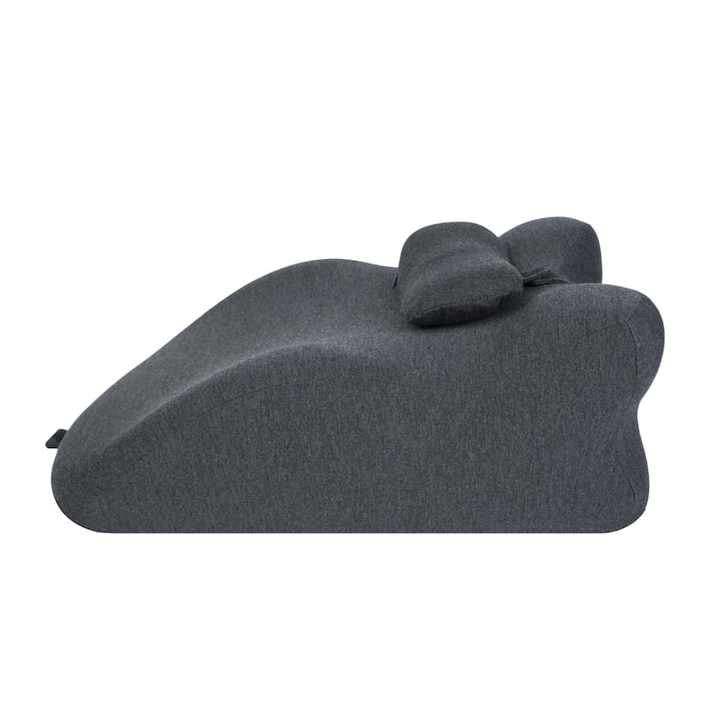 Ergonomic Spinal Posture Support Multi-Functional Bed Pillow -Dark grey