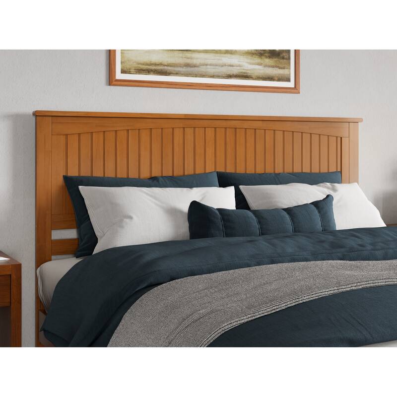 AFI Nantucket Headboard with Attachable Charger - Light Toffee - King