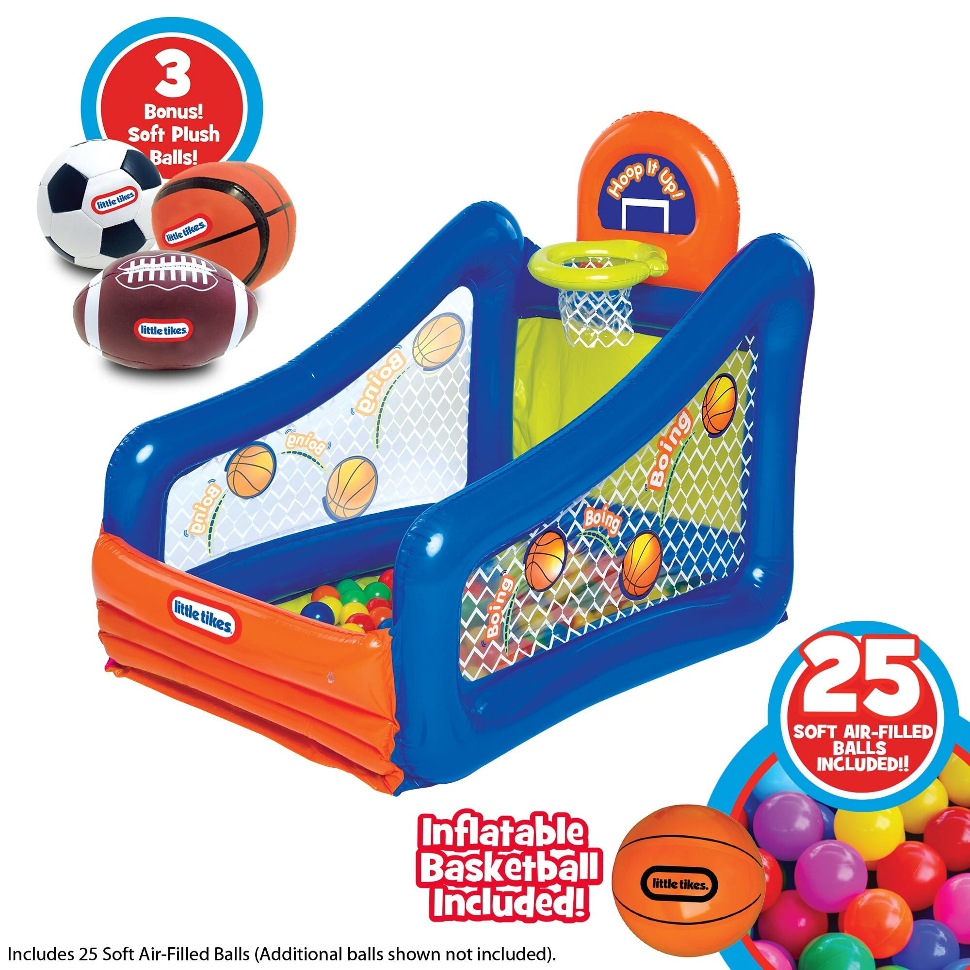 Little tikes bounce house with deals basketball hoop