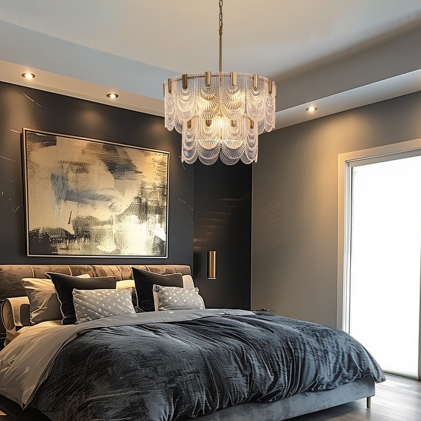 Gold bedroom light fitting discount