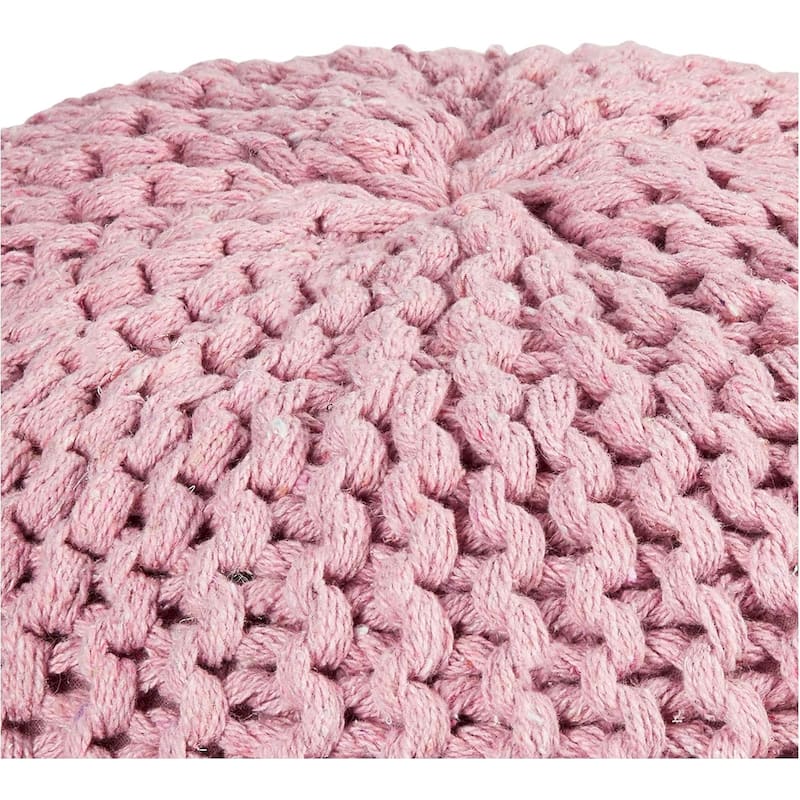 Urban Lifestyle Round Knit Pouf