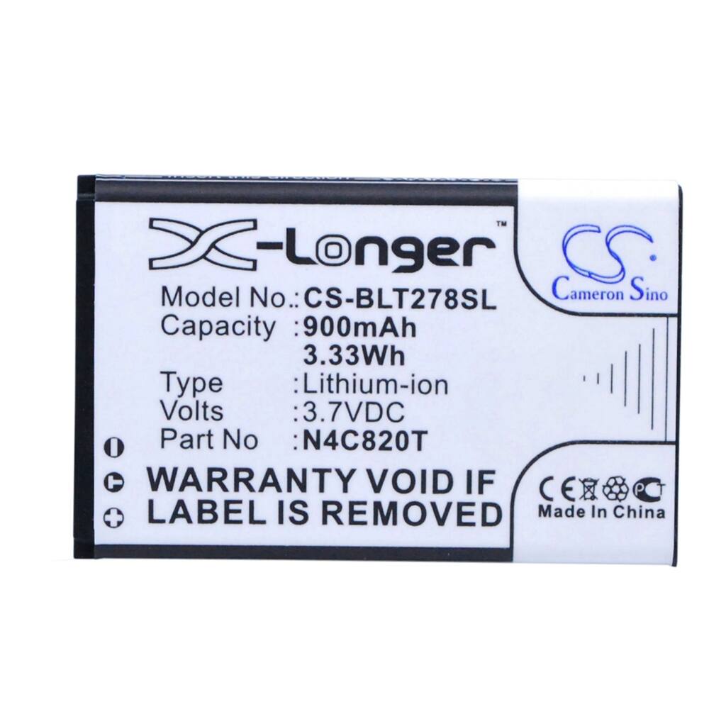 Battery for BLU Aria Jenny II Samba Tank Z090X N4C600T N4C820T N5C600T N5C900T - Black