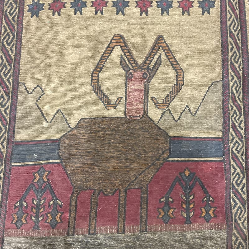 HERAT ORIENTAL Hand-knotted Tribal Kilim Wool Rug - 6'2" x 8'5"