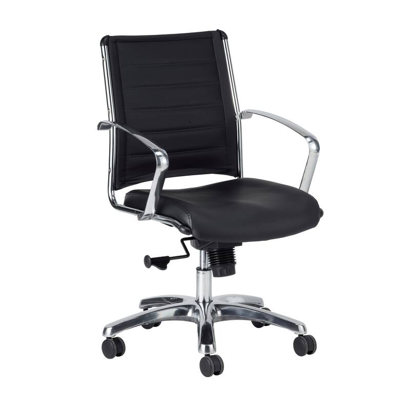 Eurotech Seating Europa Leather Executive Chair - Mid Back