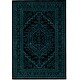 preview thumbnail 108 of 188, SAFAVIEH Adirondack Cheyenne Rustic Oriental Medallion Rug 4' x 6' - Black/Teal