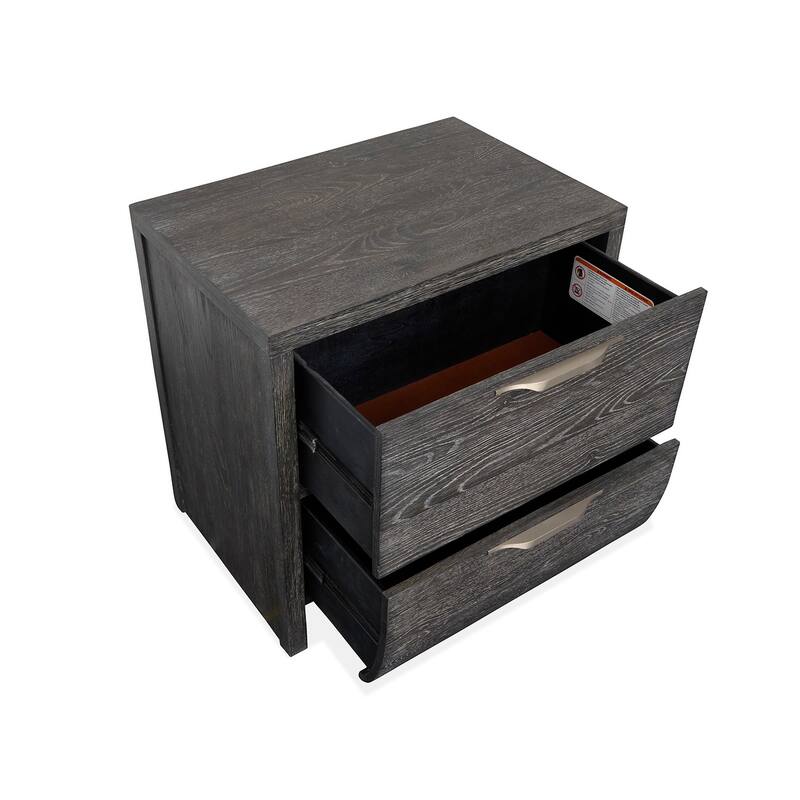 Magnussen Home Kinsley Black Heron Drawer Nightstand